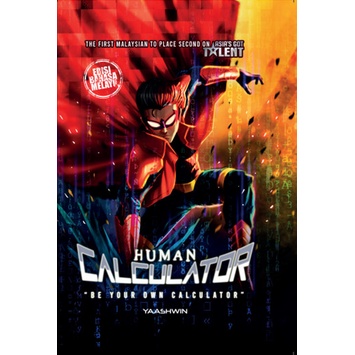 Buku Komik : Human Calculator - Yaashwin ( Asia's Got Talent Runner Up From Malaysia )