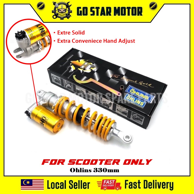 Buy Ohlins Absorber 330mm Yamaha Egolc Ego Lc Ego Solariz Avantiz Honda Beat Universal Adjustable Gas Absorber Racing Seetracker Malaysia