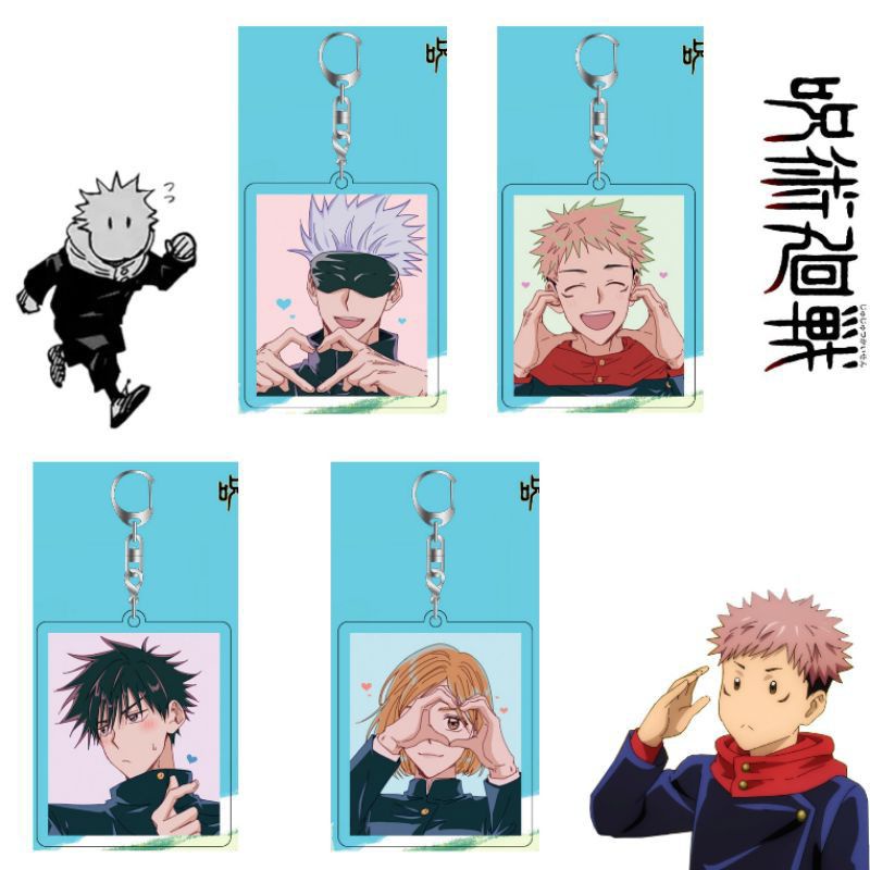 ANIME KYOUDAI Jujutsu Kaisen acrylic keychain pendant kugisaki nobara ...