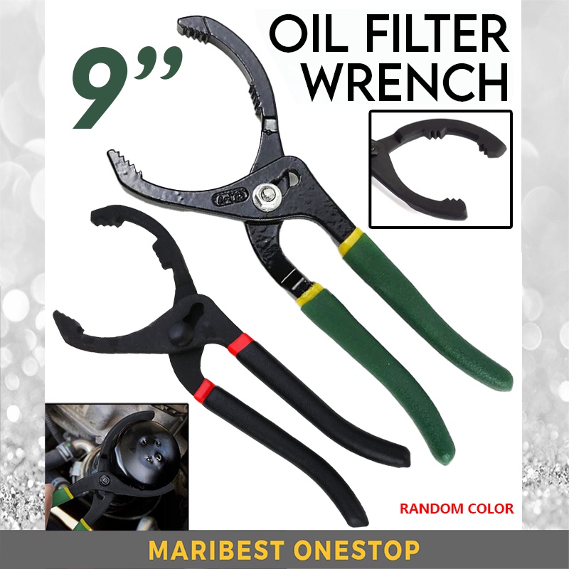 9 Inch Adjustable Oil Filter Plier Wrench Tool Hand Tool Automotive