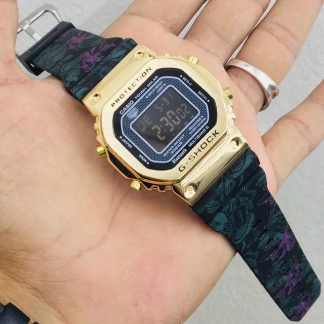 g shock flora merah