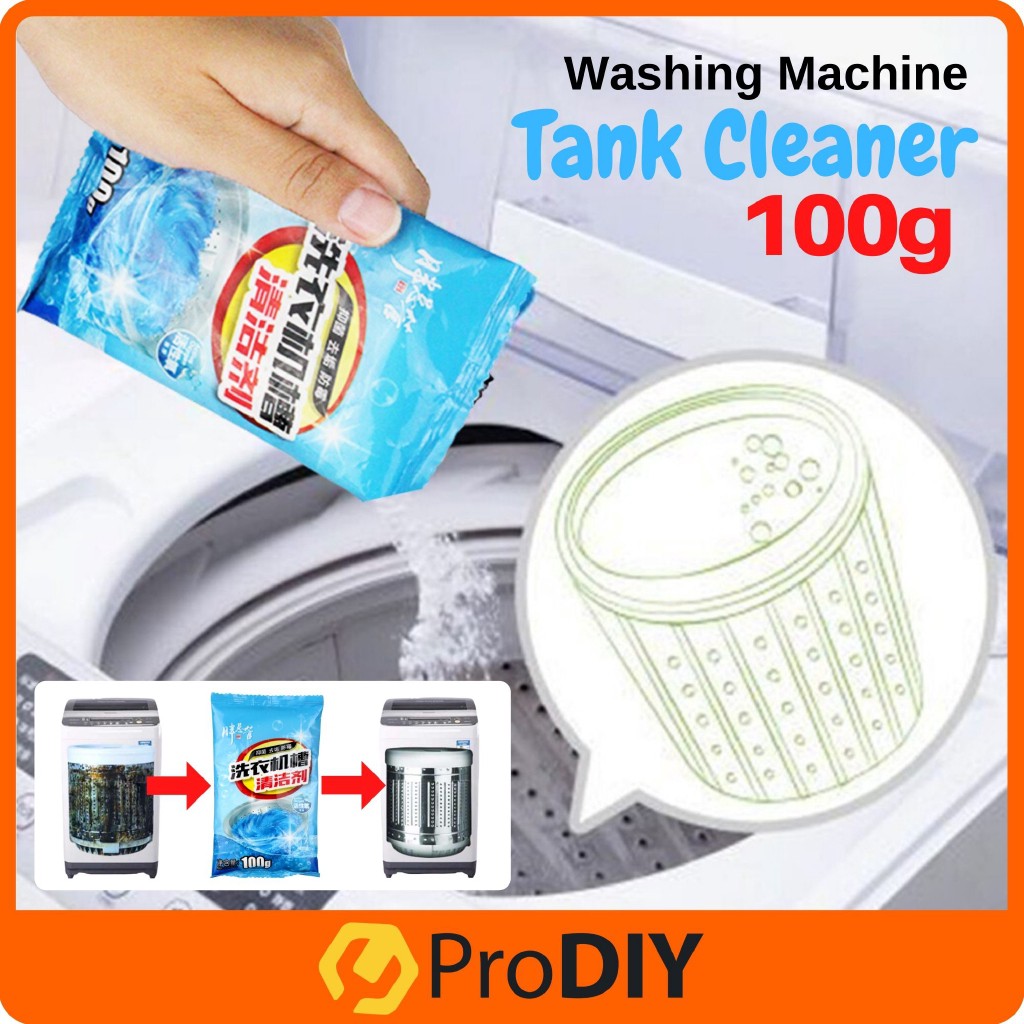 100g Washing Machine Tank Cleaner Detergent Powder Removal Internal Dirty Stain Remover Pembersih Mesin Basuh