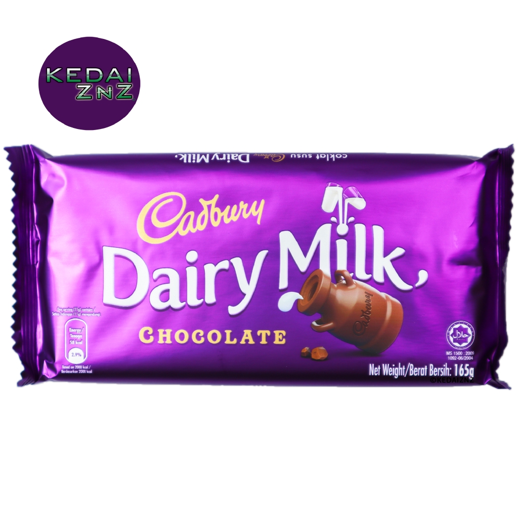 Chocolate Cadbury  Dairy Dairy Milk CHOCOLATE Bar 165 