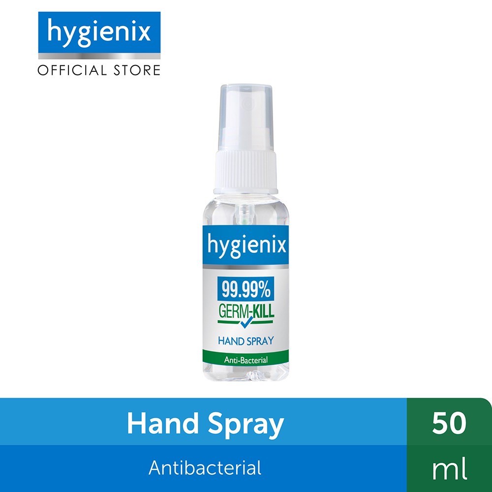 (Ready Stock) Hygienix Antibacterial Hand Sanitizer Spray 50ML Shopee