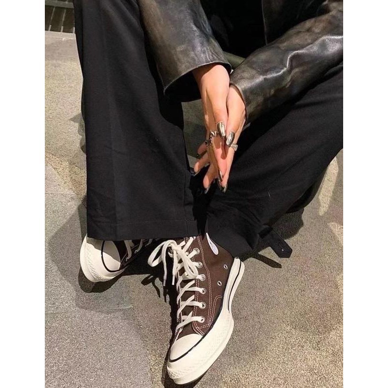 mocha brown converse