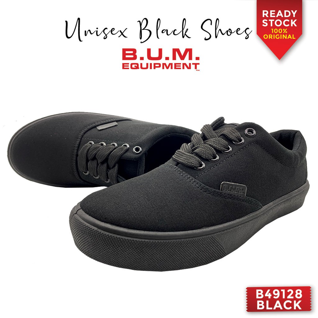 BUM Equipment Unisex Black Canvas Shoes B49127 / B49128 Shopee Malaysia