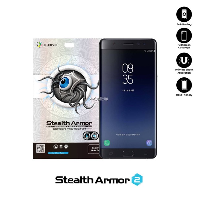 Samsung Galaxy Note FE XOne Stealth Armor 2 Screen Protector Xone