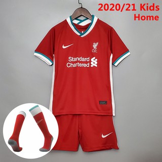 2020 2021 Kids Liverpool Jersey Home Kit Away Goalkeeper ...