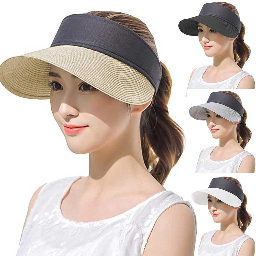 wide brim visor hat