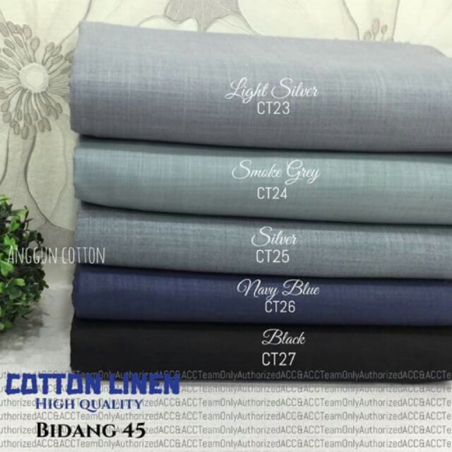 Beli Kain Cotton Linen Plain Pada Harga Terendah Lazada Com My