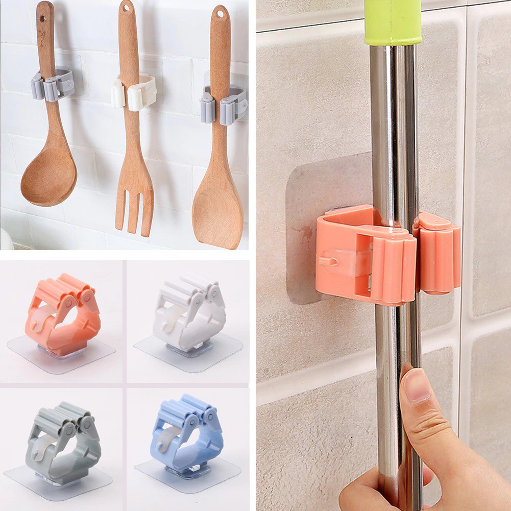 Penyapu Penyangkut Bathroom Mop Hook Broom Storage Rack Umbrella Stand Storage Rack Waterproof