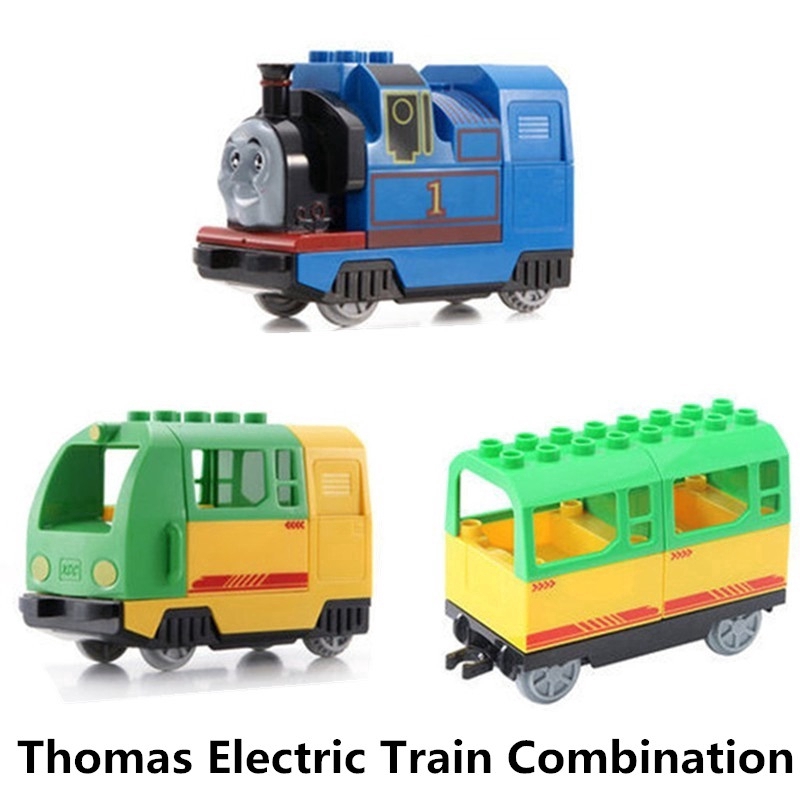 Duplo Thomas Electric Locomotive Assembly Children S Educational Toys Birthday Gift Shopee Malaysia - roblox legokid commands