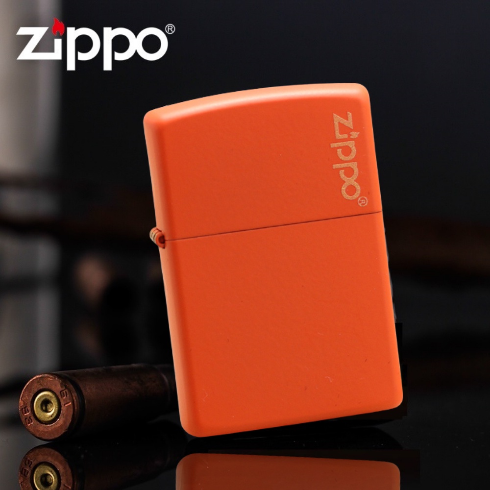 Orange Matte Zippo Lighter 231ZL with Logo Zippo Lighter Shopee Malaysia