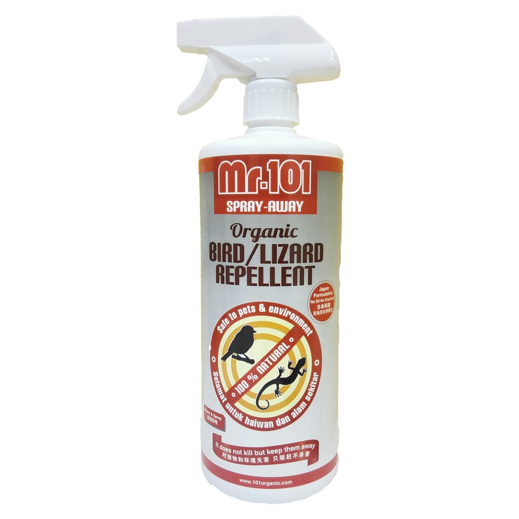 MR.101 SPRAY AWAY ORGANIC BIRD/LIZARD REPELLENT 1000ML Shopee Malaysia