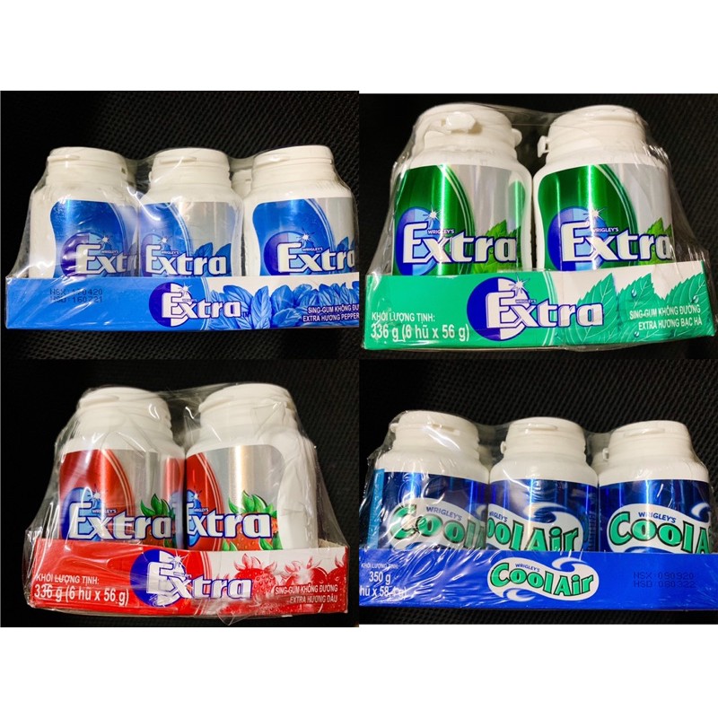 Buy 6 Bottles Wrigley S Extra Sugarfree Chewing Gum 4 Flavours Seetracker Malaysia