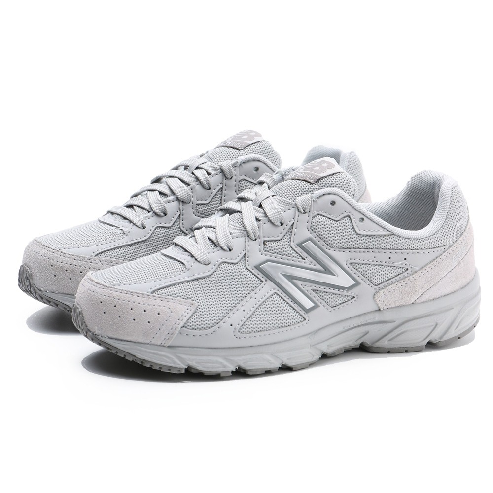 New Balance 480v5 Light Gray Suede Retro Running Shoes | Shopee Malaysia