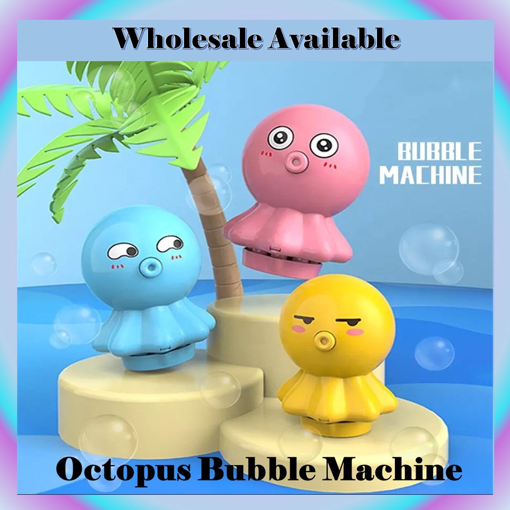 Octopus Bubble Machine Bubble toys Bath Toys Swimming Pool Toy Bubble ...