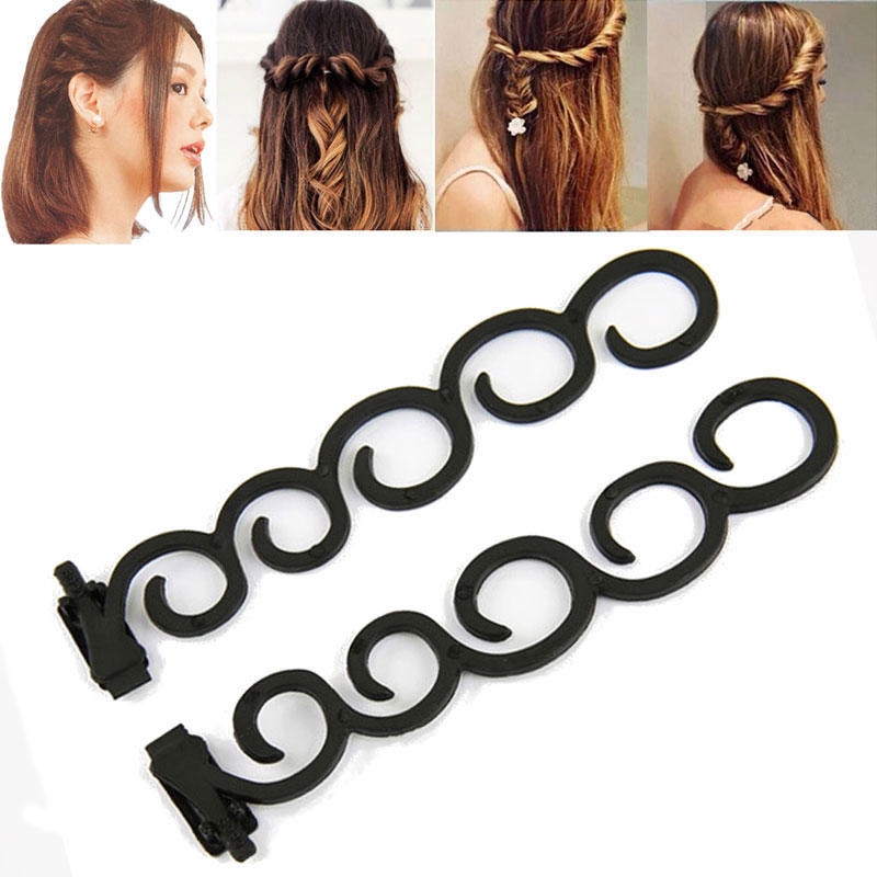 2pcs Hair Braiding Tools Styling Hairwraps Twist Braid Women Useful Hair  Style Braiding Tool | Shopee Malaysia