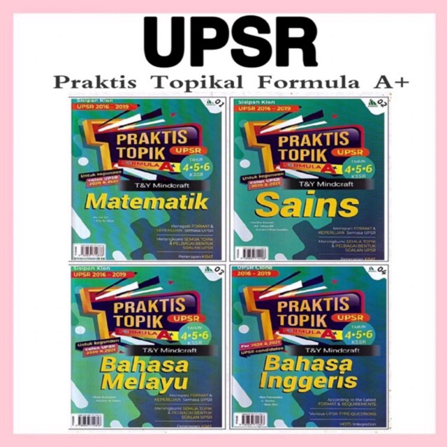 [TNY] PRAKTIS TOPIK FORMULA A+ UPSR (TAHUN 4 5 6)