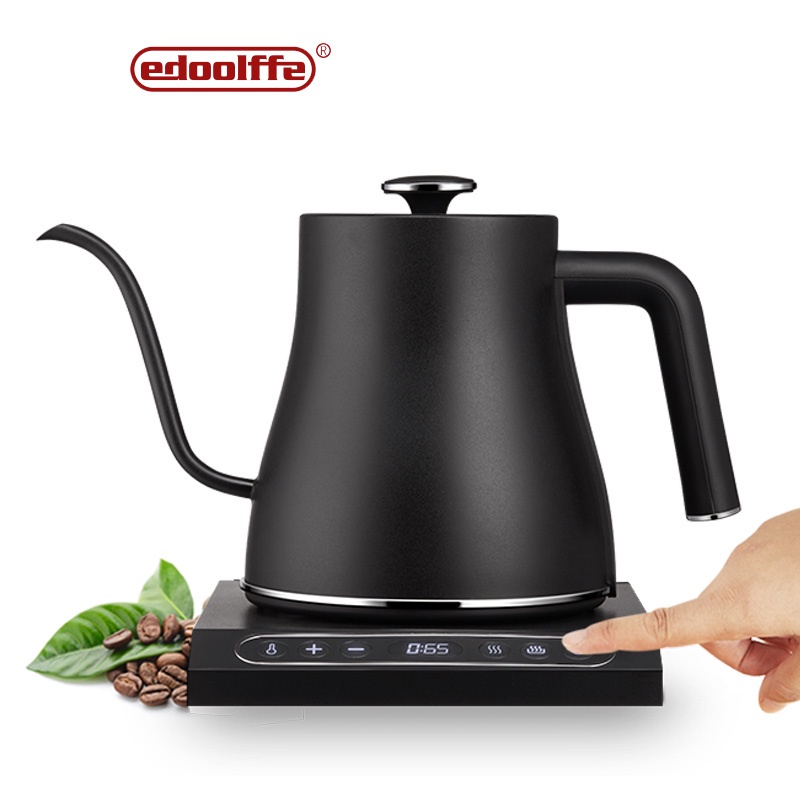 Electric Coffee Kettle Stainless Steel Electric Kettle Gooseneck Tea Kettle For Drip Coffee Pot 0.8L