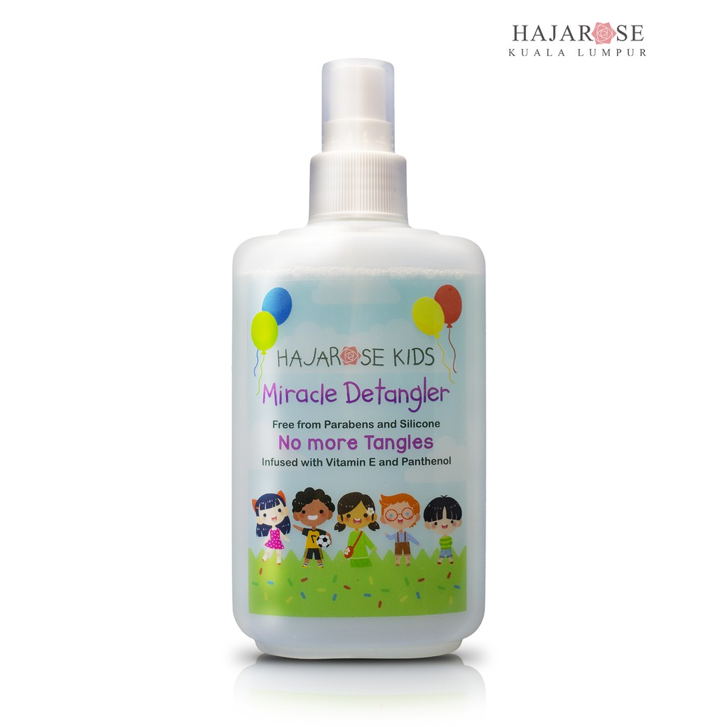 Hajarose Kids Miracle Detangler Hair Mist Promotes Healthy Scalp