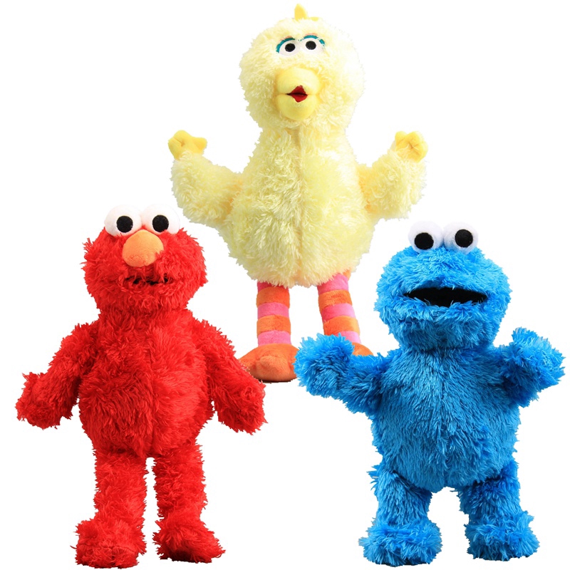 sesame street plush characters