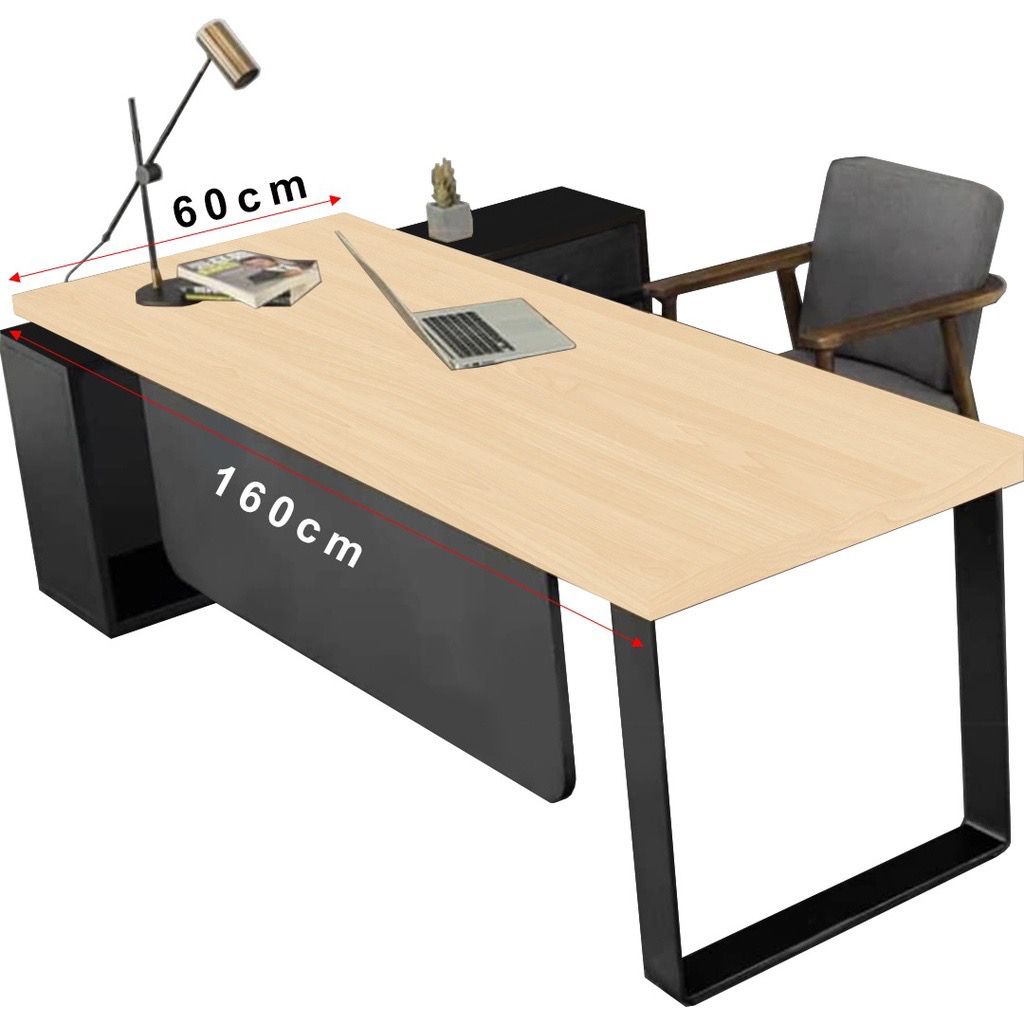 FINSSO: CEO OFFICE TABLE WITH RACK