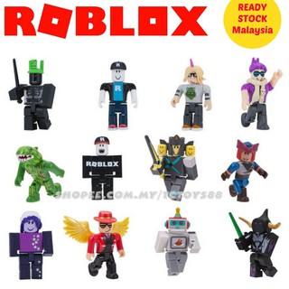 Hot Item 12pcs Roblox Figures Mobile Games Toys Building Blocks Toys Action Figures New Roblox Toys Minecraft Figure Shopee Malaysia - roblox toy code for red headstack