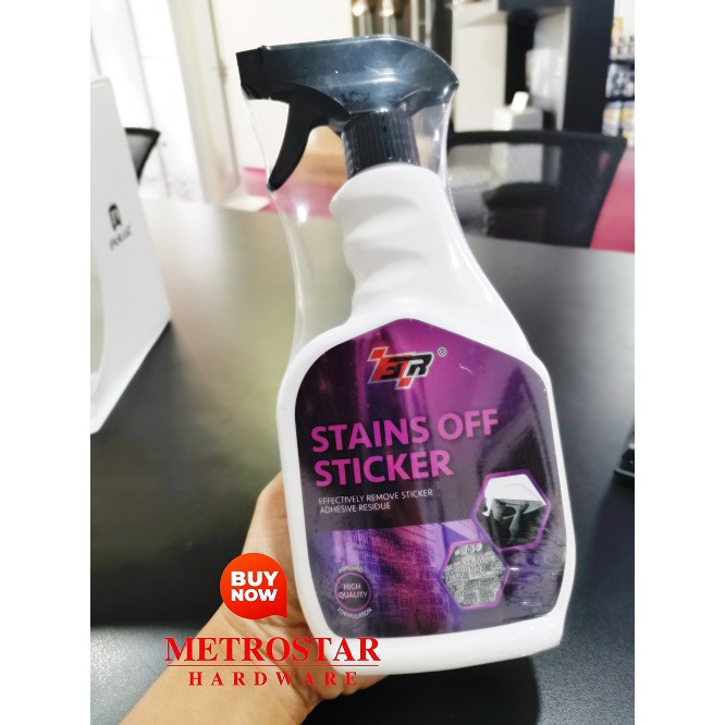 3R Stains OFF Sticker Label and Double Sided Adhesive Remover Sticker