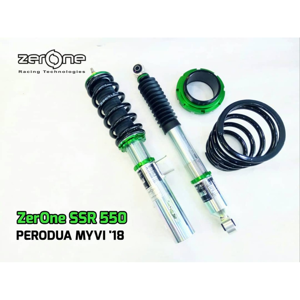 Perodua Myvi New 2018+ ZERONE SSR550 Fully Adjustable 