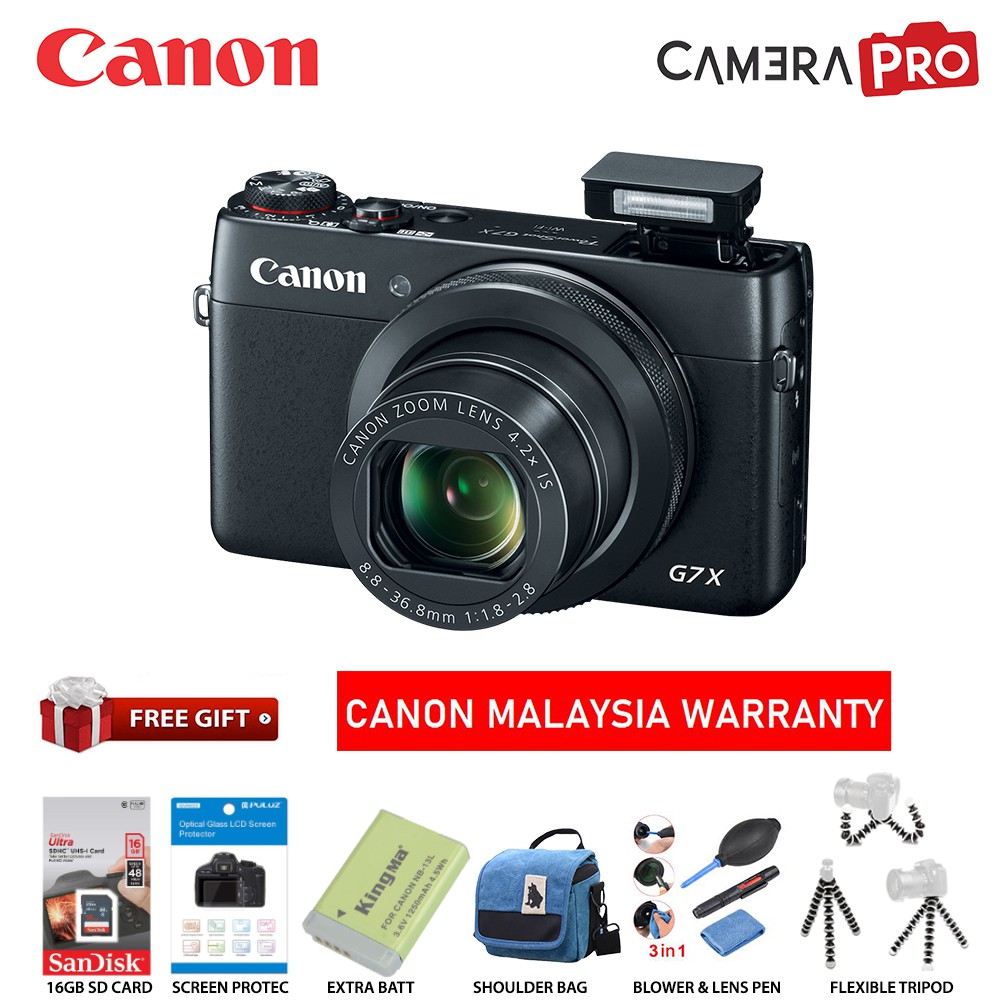 canon g7x mark ii wifi