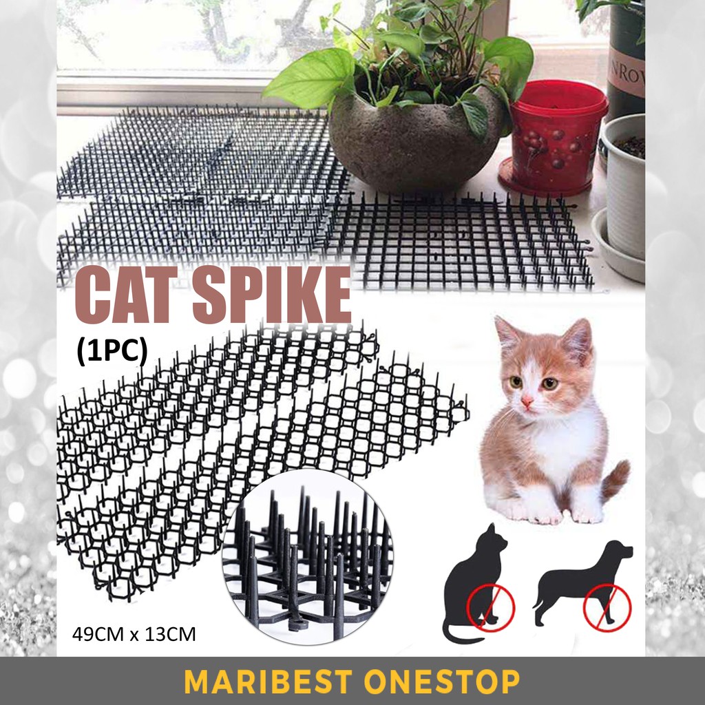 Animal Repellent Mat Cat Spike Mat Humane Anti Cat Dog Spikes Black Pet