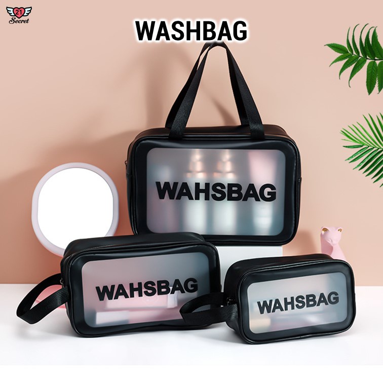 Waterproof Cosmetic Bag Makeup Bag Make Up Bag Travel Bag Wash Bag Beg Kosmetik Beg Travel Pouch Organizer Bag Viral