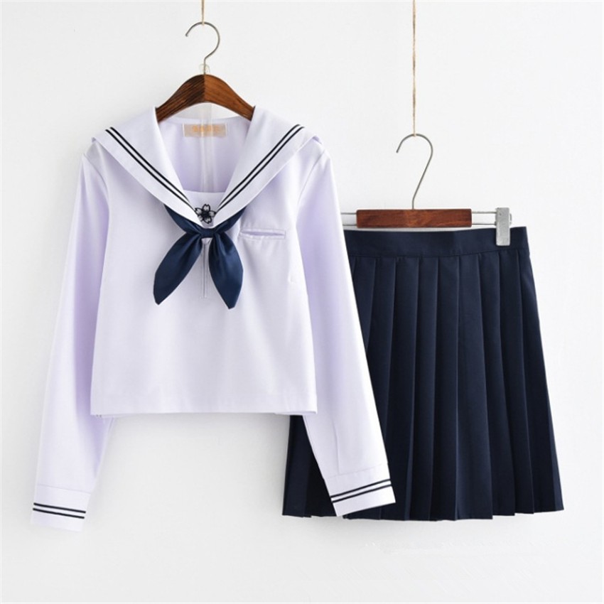 School Girl Skirt Japanese Style Jk Uniform Japan Fashion College Sailor Costume Pleated Anime Sweater For Girls Cloth Shopee Malaysia