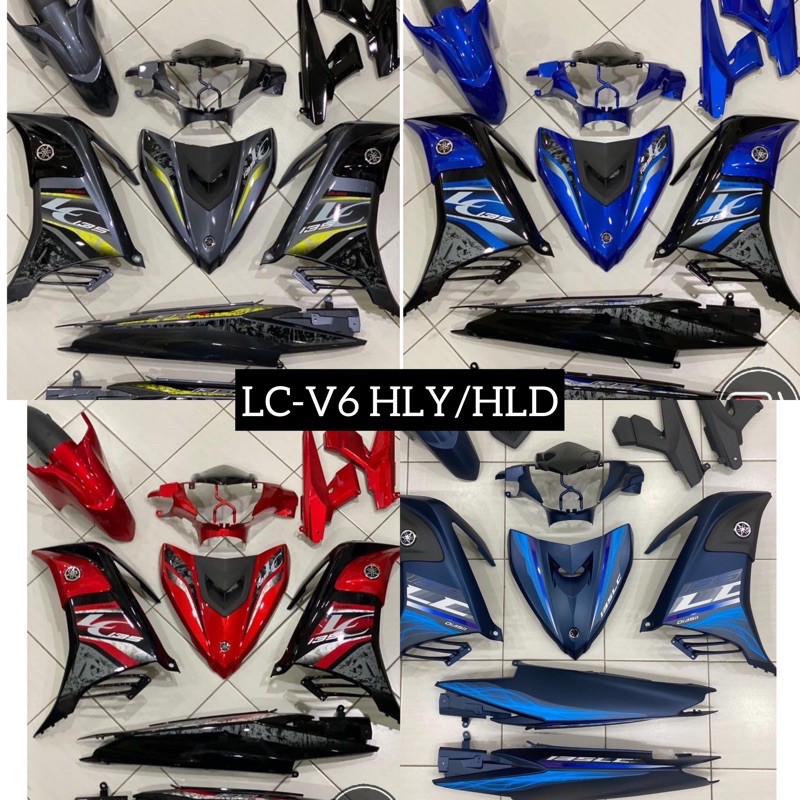 Buy Cover Set Lc135 V4 V5 V6 V7 Original Hly With Emblem Ori Ready Stock Hly Hld Sticker Gred Aaa Emblem Yamaha Seetracker Malaysia