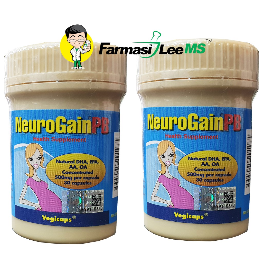Neurogain PB 30s x 2bottles DHA EPA for pregnant ladies (Exp 05/2024