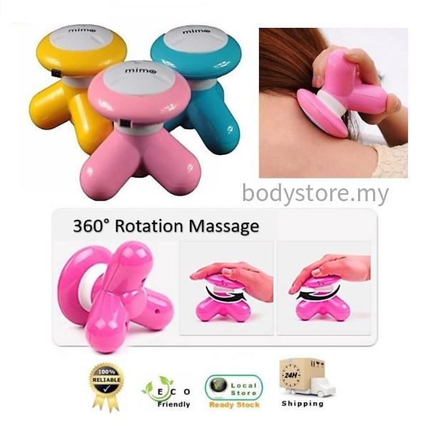 Ready Stock Mini Hand Held  USB/Battery Electric Vibrating Massager Body  pain relief massager Tool