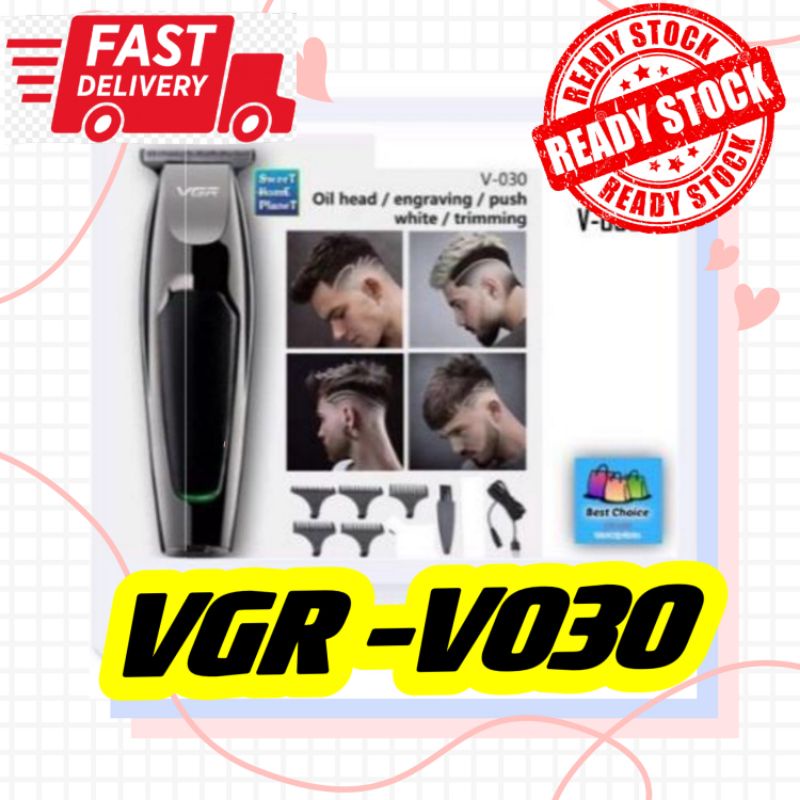 [VGR-V030] VGR Hair Clipper Rechargeable Hair Trimmer Men's Hair Grooming V-030