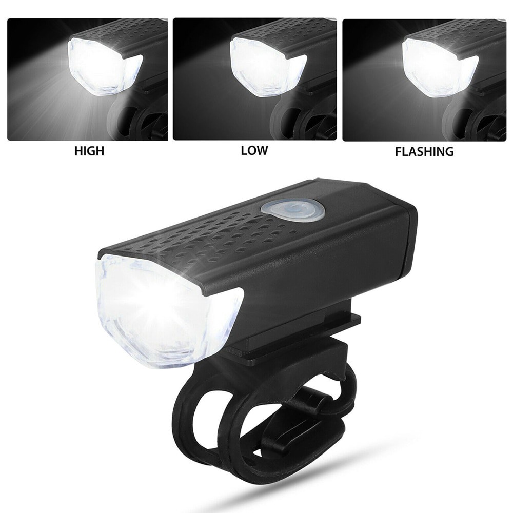🎁KL STORE✨ 2IN1 Bike Bicycle Light USB LED Rechargeable Set Mountain Cycle Front Back Hea