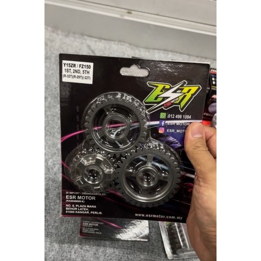 ESR MOTOR RACING GEAR FOR YAMAHA Y15zr/FZ150& HONDA WAVE125 RACING