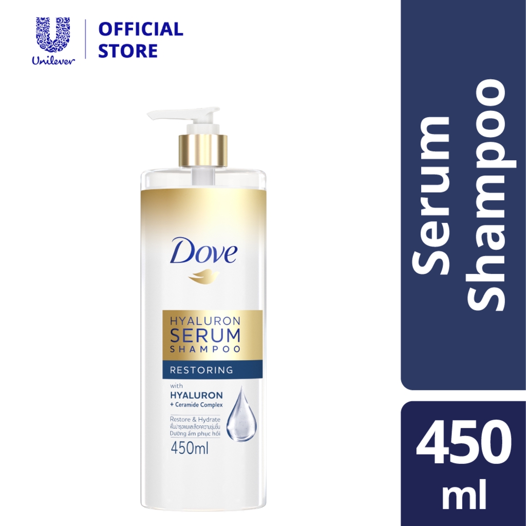 Dove Hyaluron Serum Shampoo Restoring 450ml Shopee Malaysia