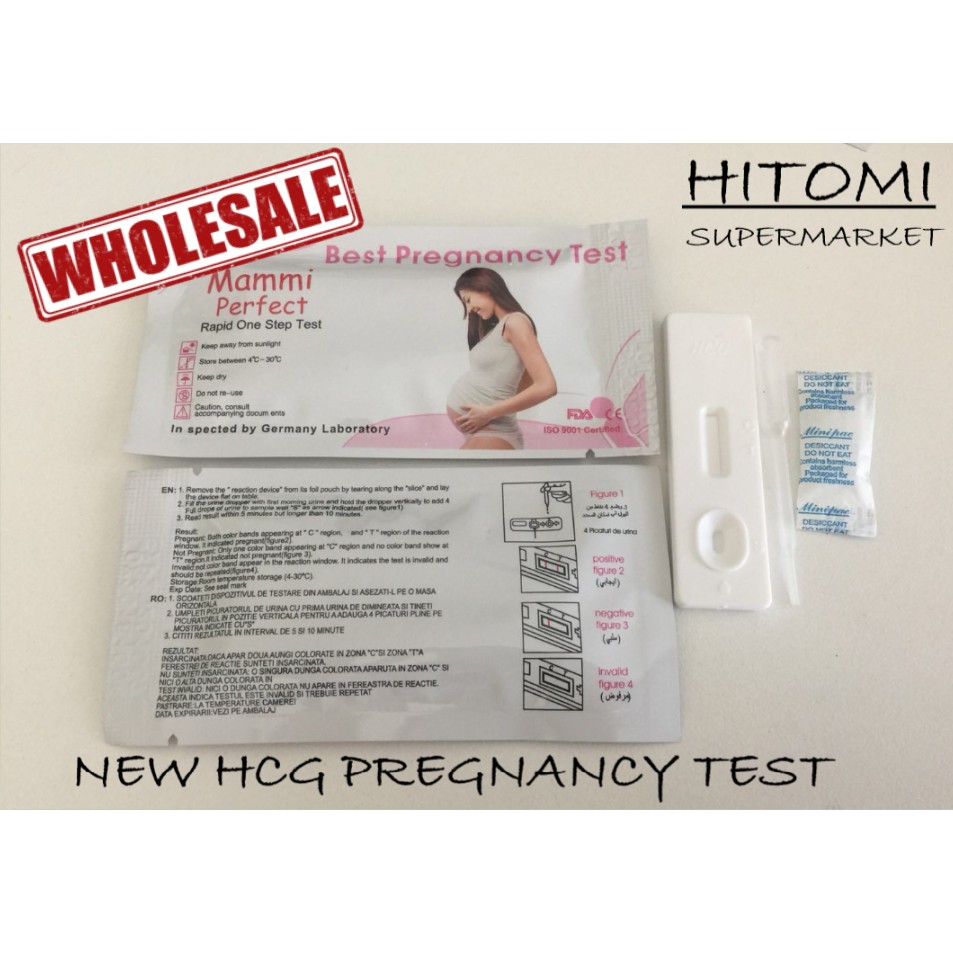 Wholesale Hitomi 10pcs New Hcg Urine Pregnancy Test Kit Pregnancy Test Supplier In Penang Shopee Malaysia