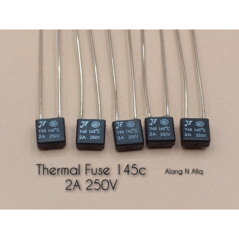 Ready Stock! 145°C Fan Motor Thermal Fuse 2A 250V. Thermal Fuse Kipas