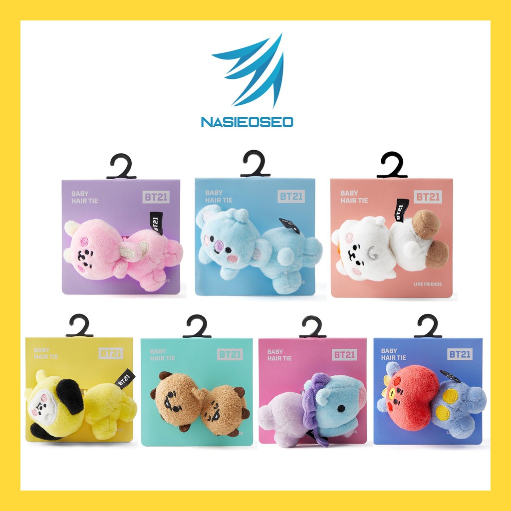 BTS BT21 Official Authentic Product Baby Hair Tie | Shopee Malaysia