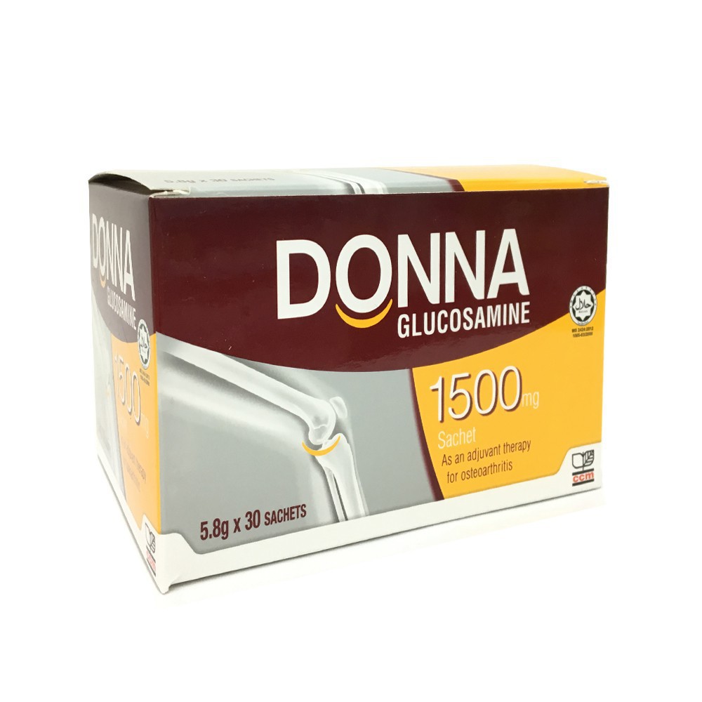 DONNA GLUCOSAMINE SACHET 1500MG 30 PACKET/BOX (EXP 06/23) Shopee Malaysia