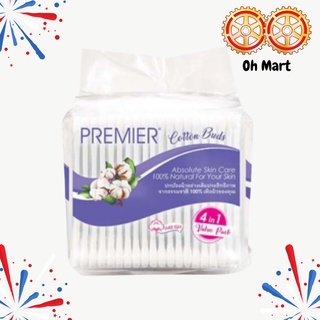 Premier Cotton Buds 4 in 1 Value Pack (160 TipsX 4 packs)