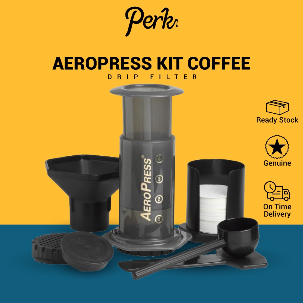 AeroPress Original Kit Coffee Drip Filter Coffee Maker Espresso Maker Coffee Press Coffee Brewer Pembancuh Kopi 咖啡机