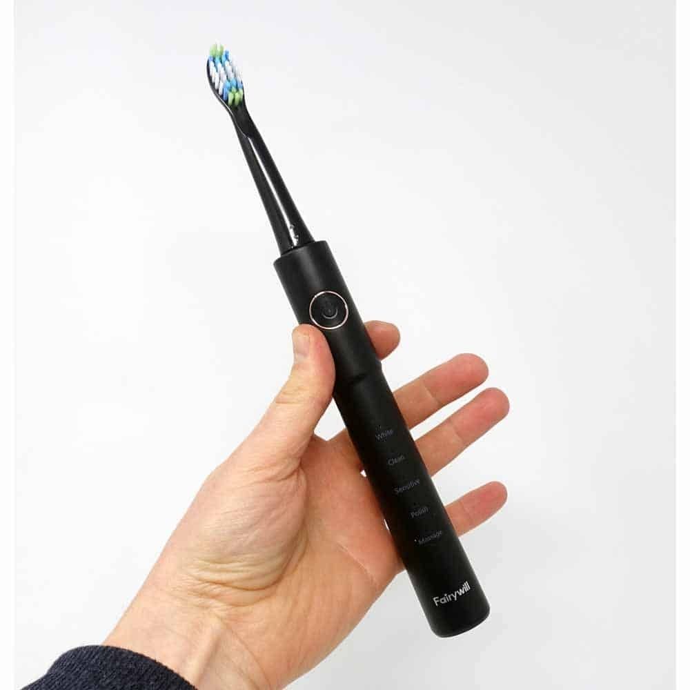 Fairywill E11 Sonic Electric Toothbrush with 5 Bursh Heads Shopee Malaysia