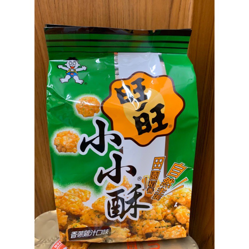 Ready Stock 台湾旺仔小小酥 香葱鸡汁 轻辣口味want Want Chicken Rice Ball Spicy Rice Ball180g