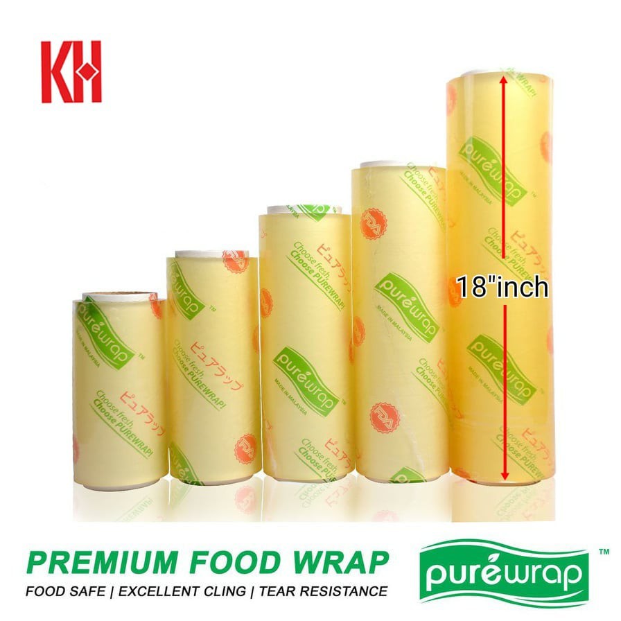 18" Purewrap Food Wrap / Cling Film / 45cm X 400m / Wrapping Firm
